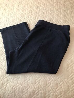 Chico’s Zenergy Indigo Drawstring Waist Knit Crop Pants NWT Size 4
